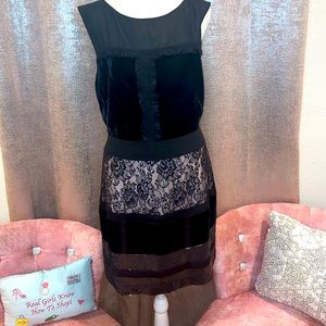 Jessica Simpson Lace, Velvet, & Sequin Dress